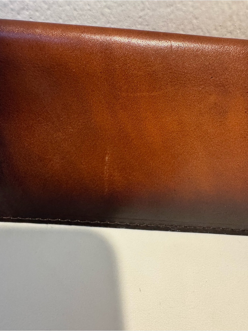 Patricia Nash Leather Slim Card Case/Wallet in Ombré Brown - Picture 5 of 5
